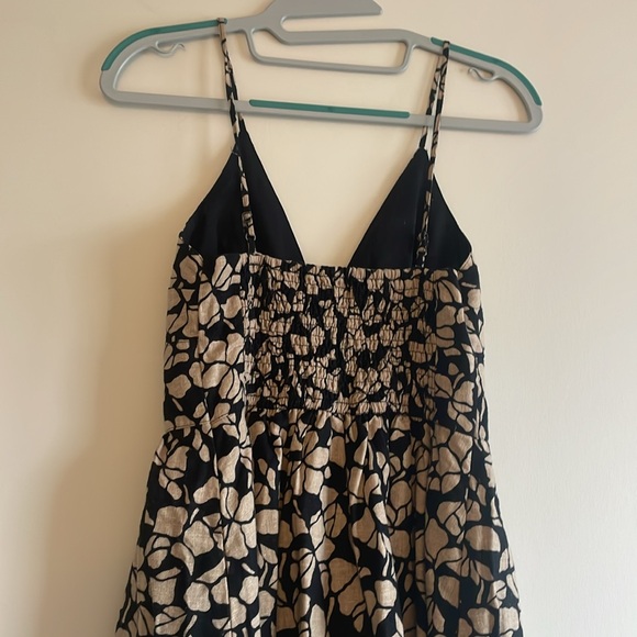 NWT Abercrombie Linen-Blend Button-Through Maxi Dress XS - Picture 5 of 6